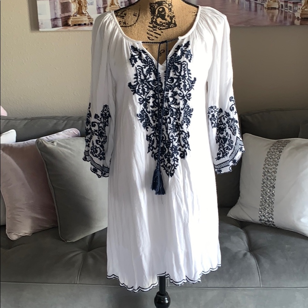C/C White Boho dress